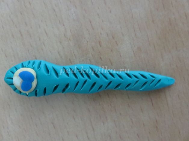 Павлин из природного материала Павлин из природного материала