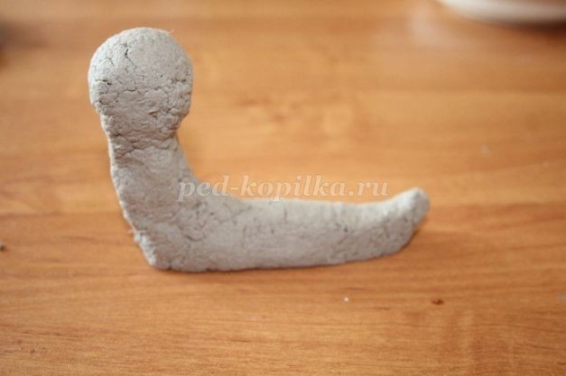 Улитка в технике папье-маше