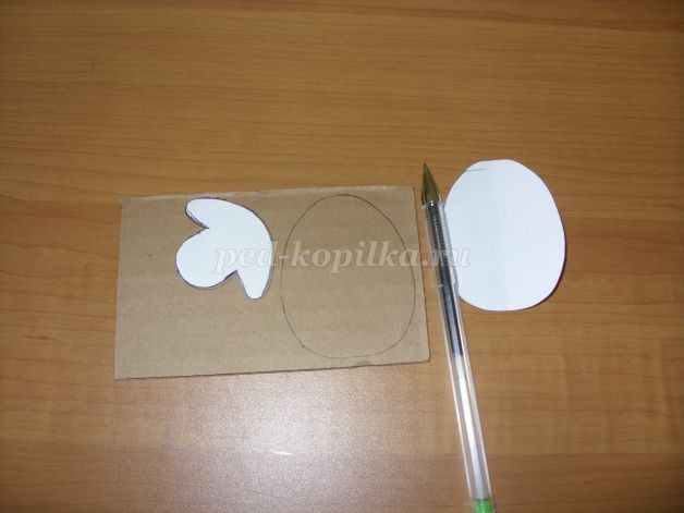 Магнит "Овечка" из кофейных зерен детскими руками: мастер-класс, часть 1