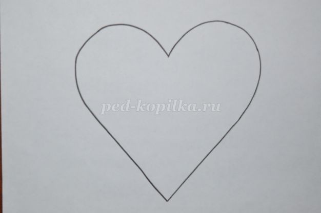 ​Сердечко в технике вырезания: часть 1