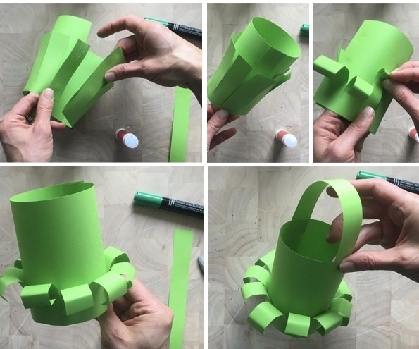 Весенняя корзинка с цветами Весенняя корзинка с цветами