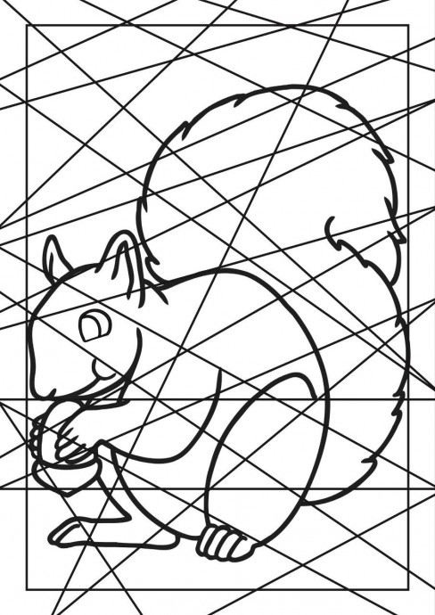 Витражные раскраски