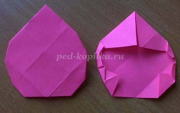 Пасхальная открытка в технике оригами: часть 1