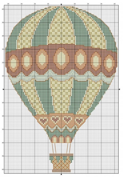 Вышиваем с детками воздушные шары Вышиваем с детками воздушные шары