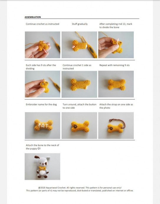 Вязаный пёсик Вязаный пёсик