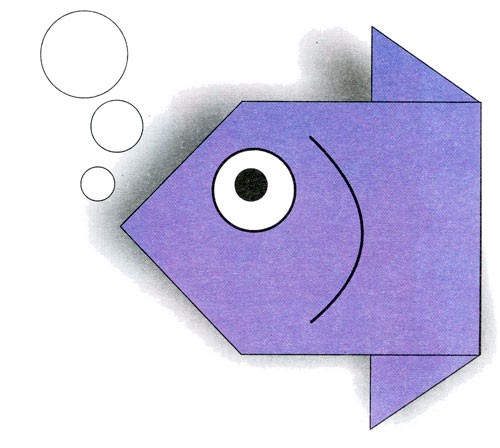 Оригами для детей: луна-рыбки Оригами для детей: луна-рыбки