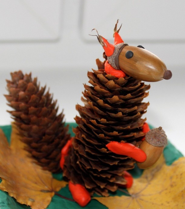 Идеи поделок из шишек Идеи поделок из шишек