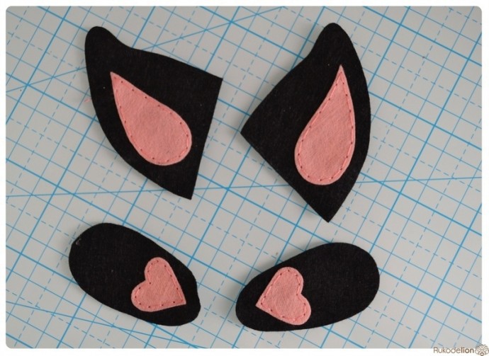 Лемур из фетра