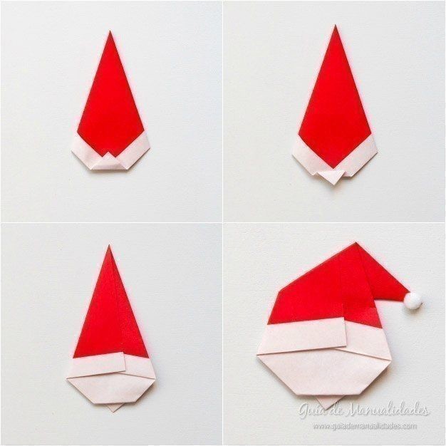 ​Дед Мороз в технике оригами