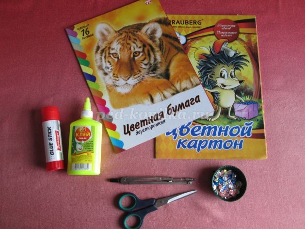 Аппликация из кругов: часть 1