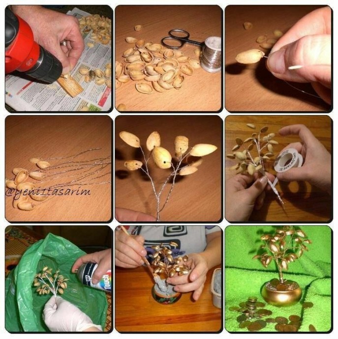 Идеи поделок из скорлупы