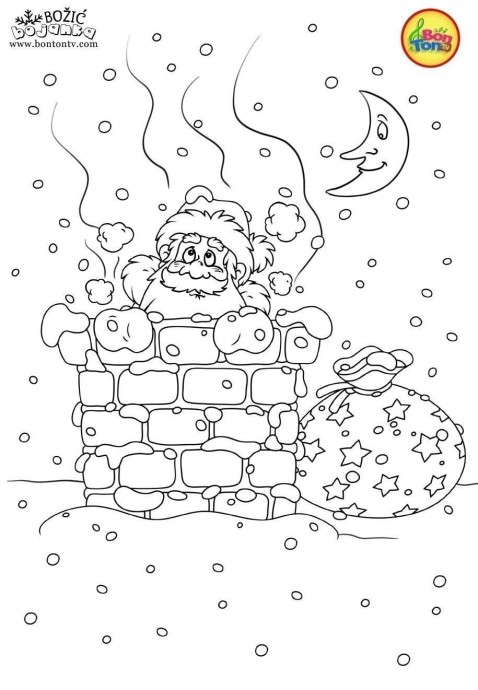 Новогодние раскраски для детей Новогодние раскраски для детей