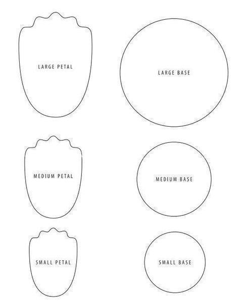 ​Объёмные цветочки из плотной цветной бумаги