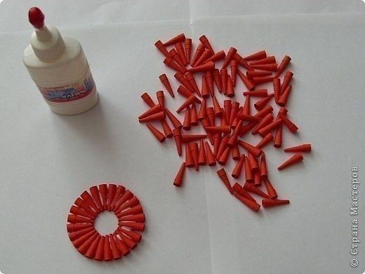 Цветочки-шарики из бумаги