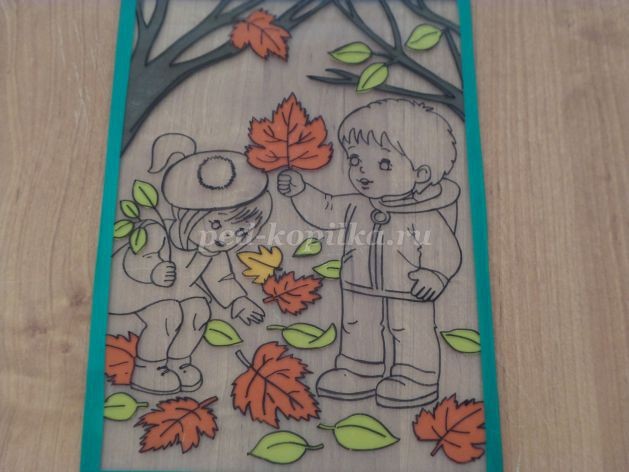 Пластилинография "Девочки в парке" Пластилинография "Девочки в парке"