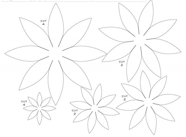 Гeоргины из бумaги Гeоргины из бумaги