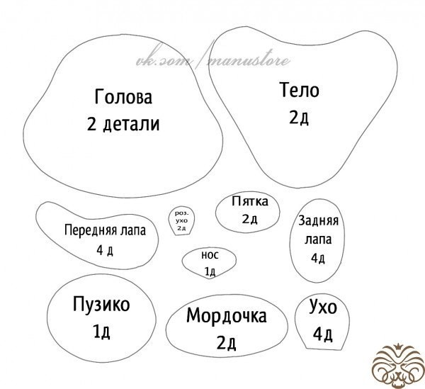 Игрушки в шапочках Игрушки в шапочках