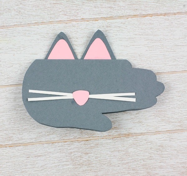 Открытка "Кошка-ладошка" Открытка "Кошка-ладошка"