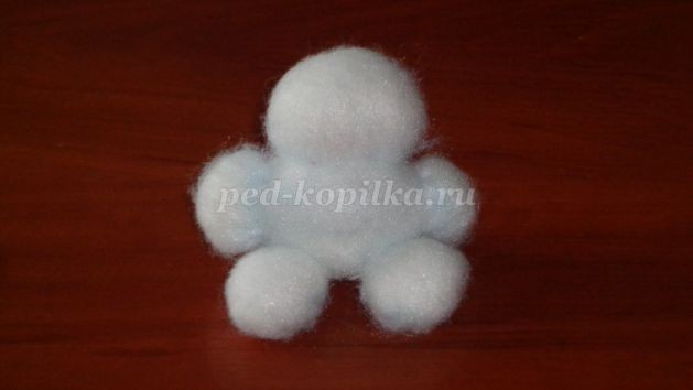 Снеговик из синтепона