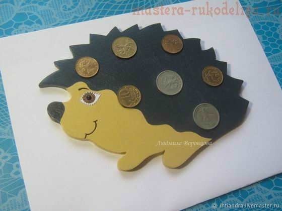 Ёжик в технике точечной росписи Ёжик в технике точечной росписи