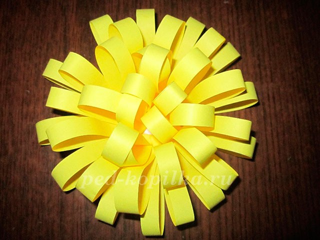 Цветы из бумажных полосок Цветы из бумажных полосок