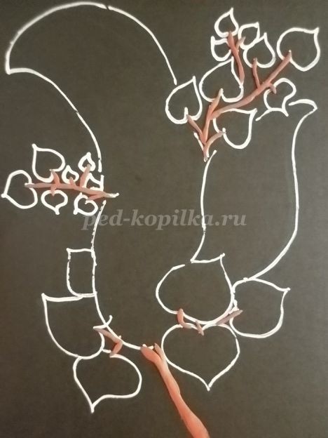 Весенние цветы из пластилина