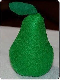 Фрукты из фетра