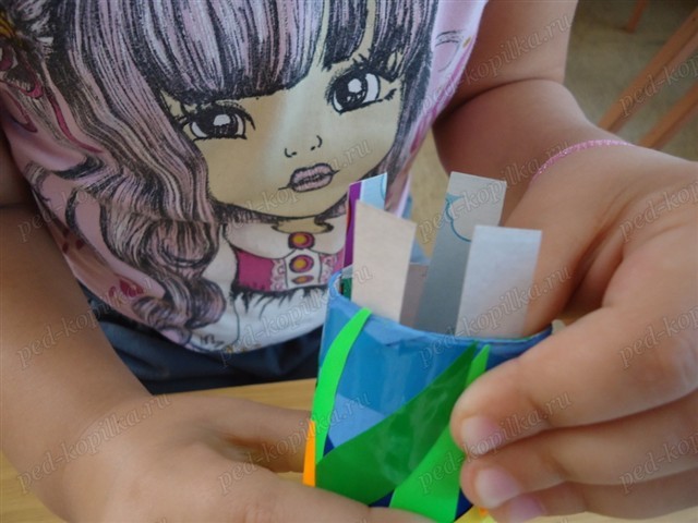 ​Карандашница из рулонов от туалетной бумаги: часть 2