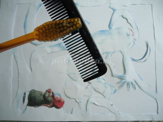 Мастер-класс по рисованию: набрызг "Морозко", часть 1 Мастер-класс по рисованию: набрызг "Морозко", часть 1