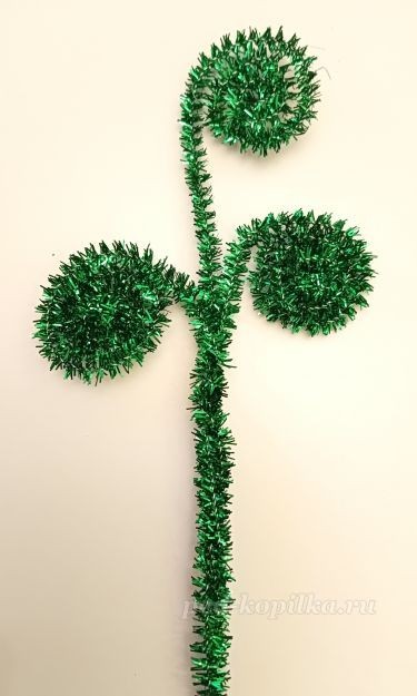 Новогодняя композиция детскими руками: часть 1