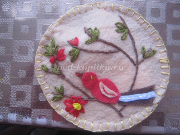 Подставка под кружку из фетра детскими руками: мастер-класс Подставка под кружку из фетра детскими руками: мастер-класс