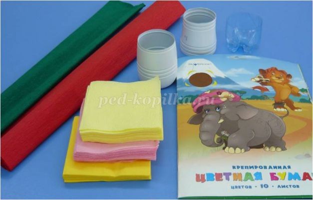 Гиацинты из креповой бумаги Гиацинты из креповой бумаги