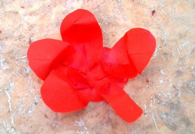 Роза из бумаги: мастер-класс