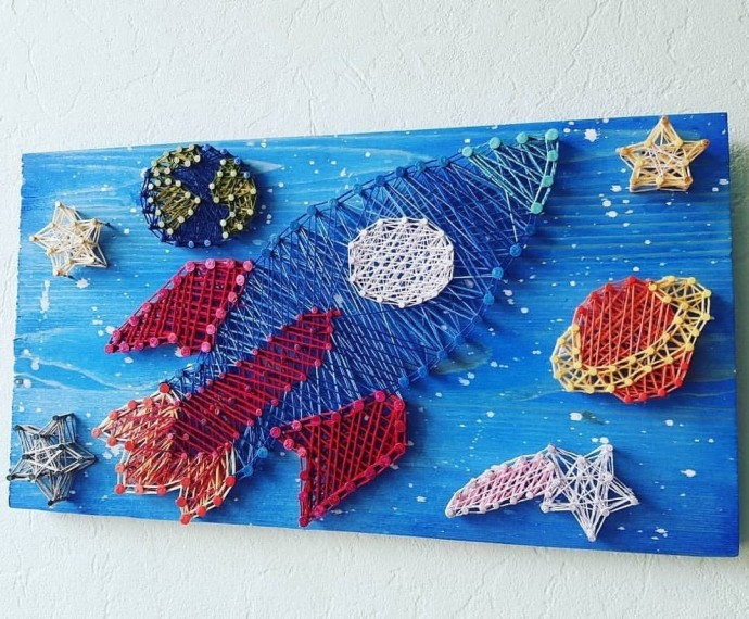Стринг-арт: идеи для детского творчества Стринг-арт: идеи для детского творчества
