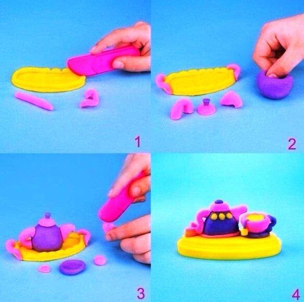 Кухонная тема: лепим с детьми из пластилина Кухонная тема: лепим с детьми из пластилина