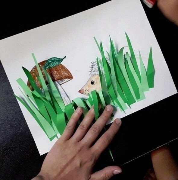 Спрятавшийся ёжик Спрятавшийся ёжик