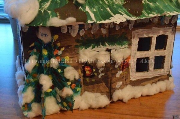 Домик из коробки Домик из коробки