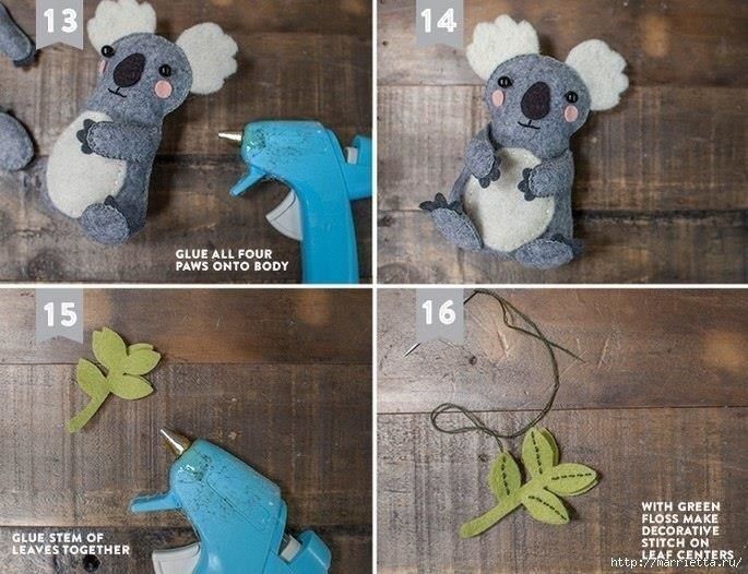 Коала из фетра Коала из фетра