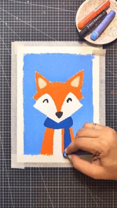 Рисование лисенка Рисование лисенка