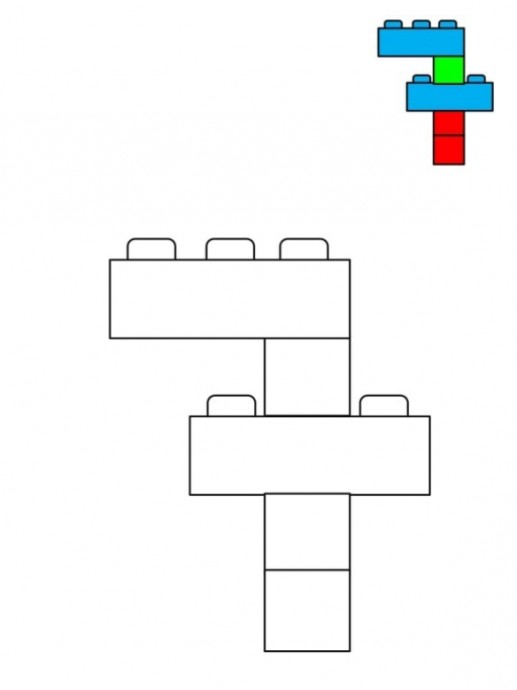 Цифры из лего