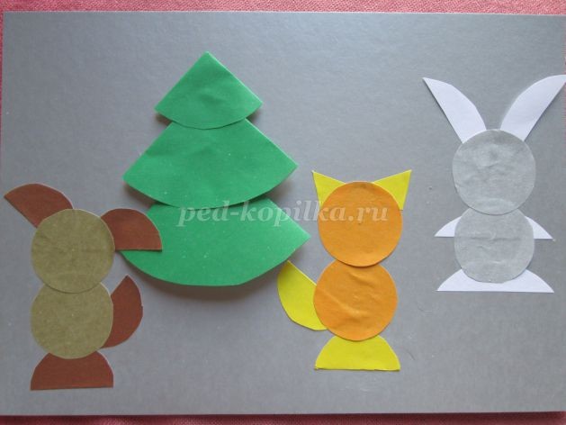 Аппликация из кругов: часть 2 Аппликация из кругов: часть 2