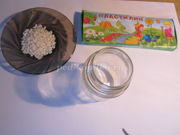 Цветочки в вазочке из бросового материала: часть 3