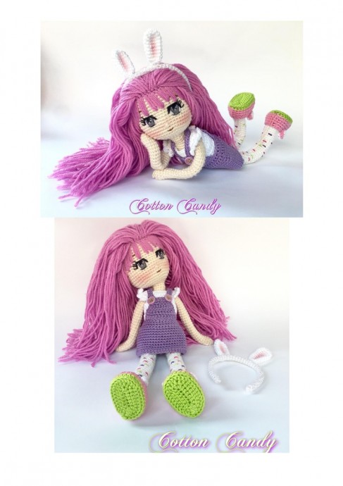 Куколка в костюме зайки