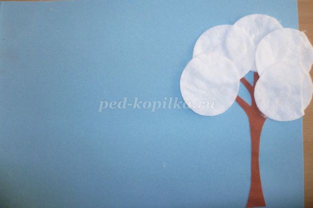 Новогодняя аппликация "Снеговик": часть 1 Новогодняя аппликация "Снеговик": часть 1