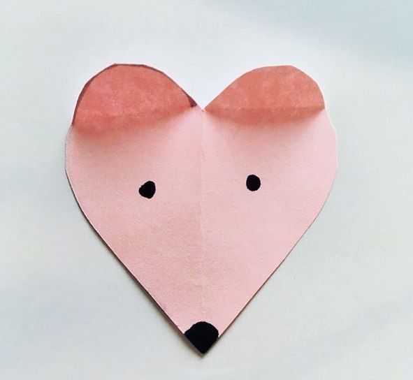 Объемные мышки из цветной бумаги Объемные мышки из цветной бумаги