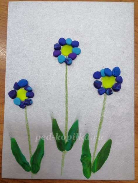 Пластилинография: цветы: часть 2 Пластилинография: цветы: часть 2