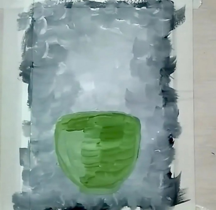 Рисуем котёнка в чашке