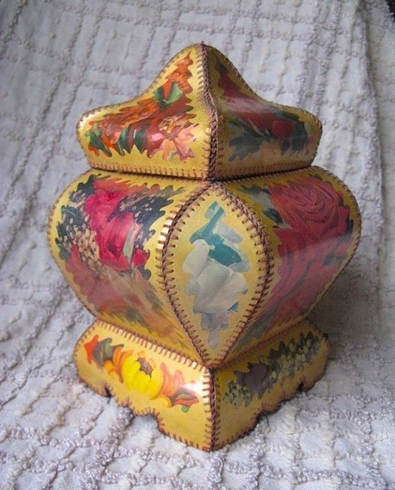 Шкатулки из открыток