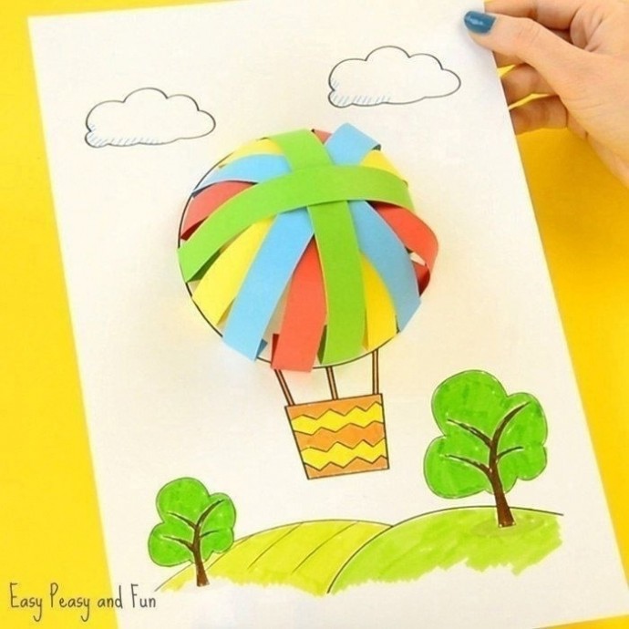 Воздушный шар из бумаги