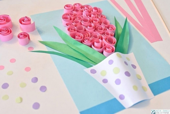 Нежная цветочная аппликация Нежная цветочная аппликация